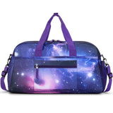 Galaxy Purple Duffle Bag