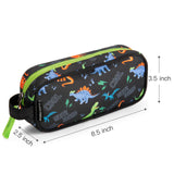 Dinosaur Black Pencil Case