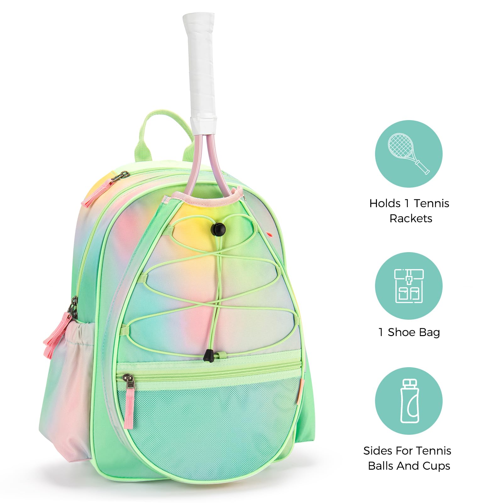 Gradient Green Tennis Bag