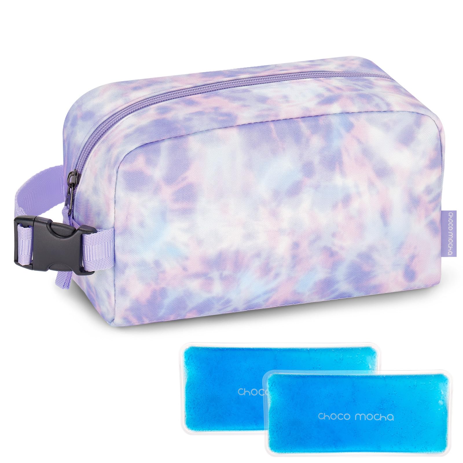 Tie Dye Purple Cooler Bag