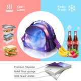 Galaxy Purple Lunch Bag