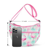 Flamingo Pink Moon Crossbody Purse