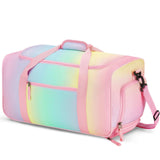 Gradient Pink Rolling Duffle Bag