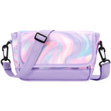 Gradient Fluid Purple Teens Crossbody Purse