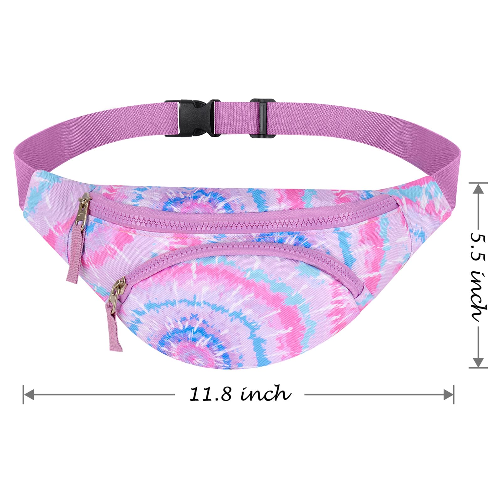 Tie Dye Swirl Pink Fanny Pack