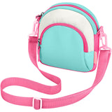 Pink & Green Arch Crossbody Purse