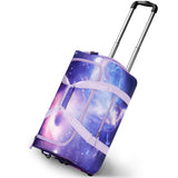 Galaxy Dark Purple Rolling Duffle Bag