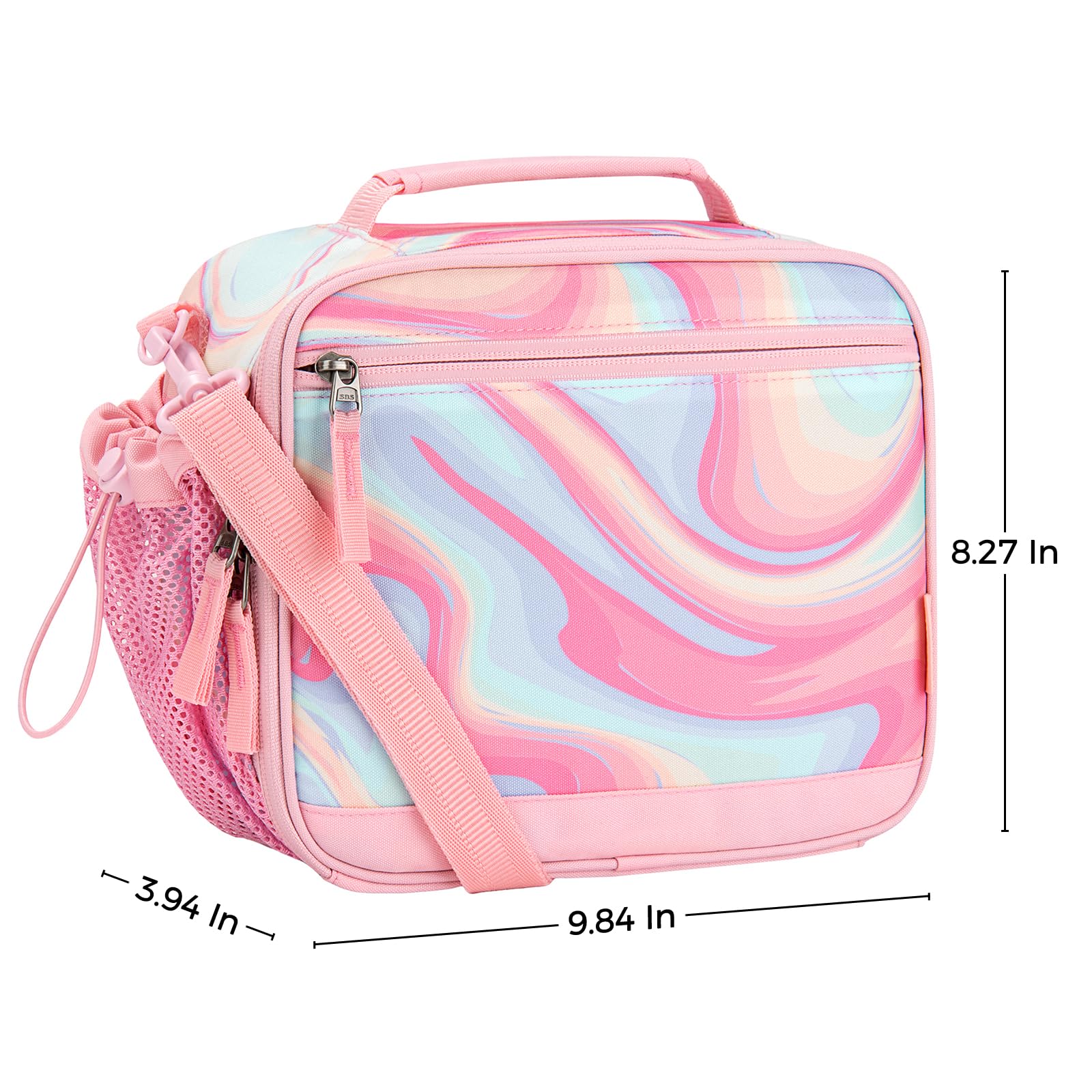 Tie Dye Pink Lunch Box
