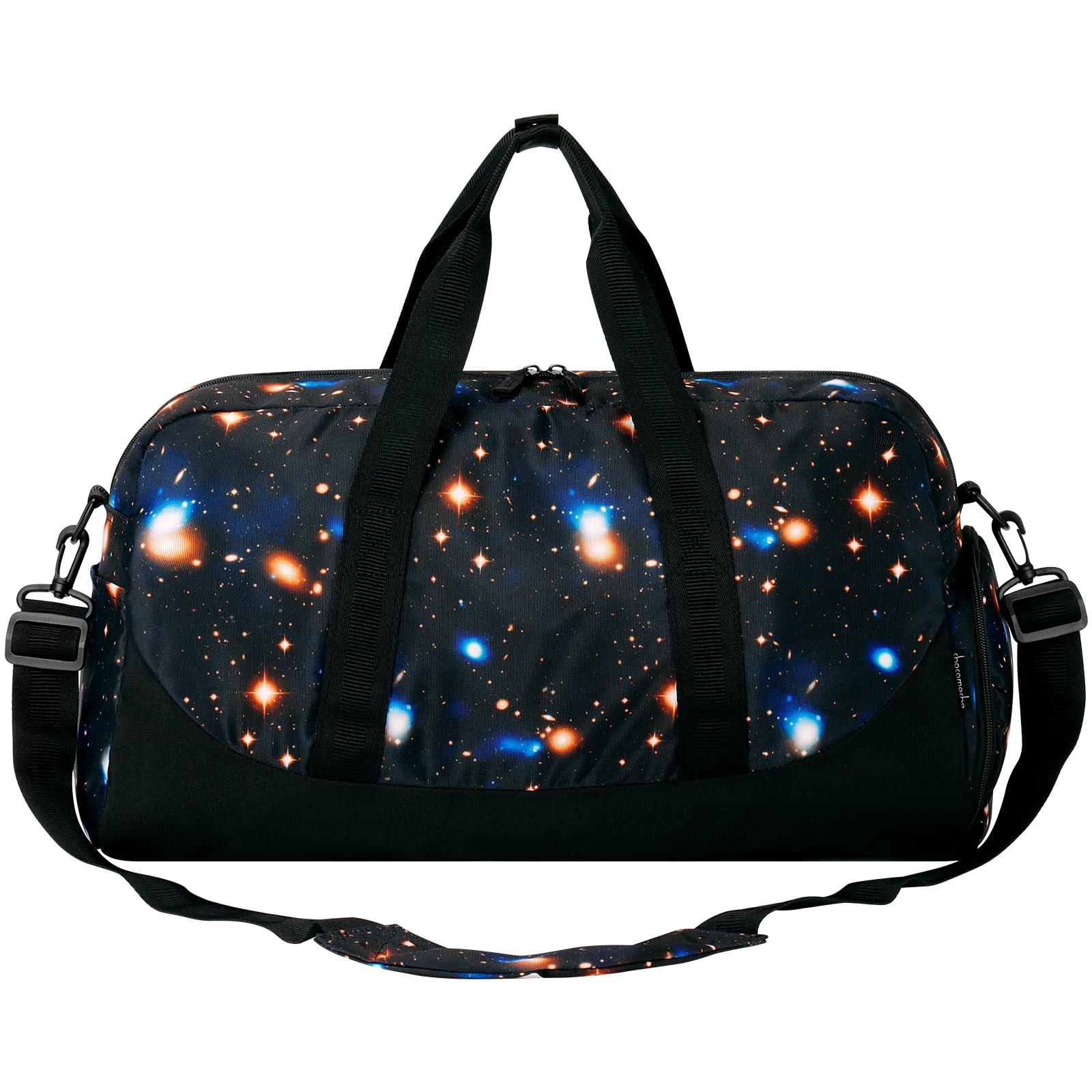 Galaxy Black Duffle Bag