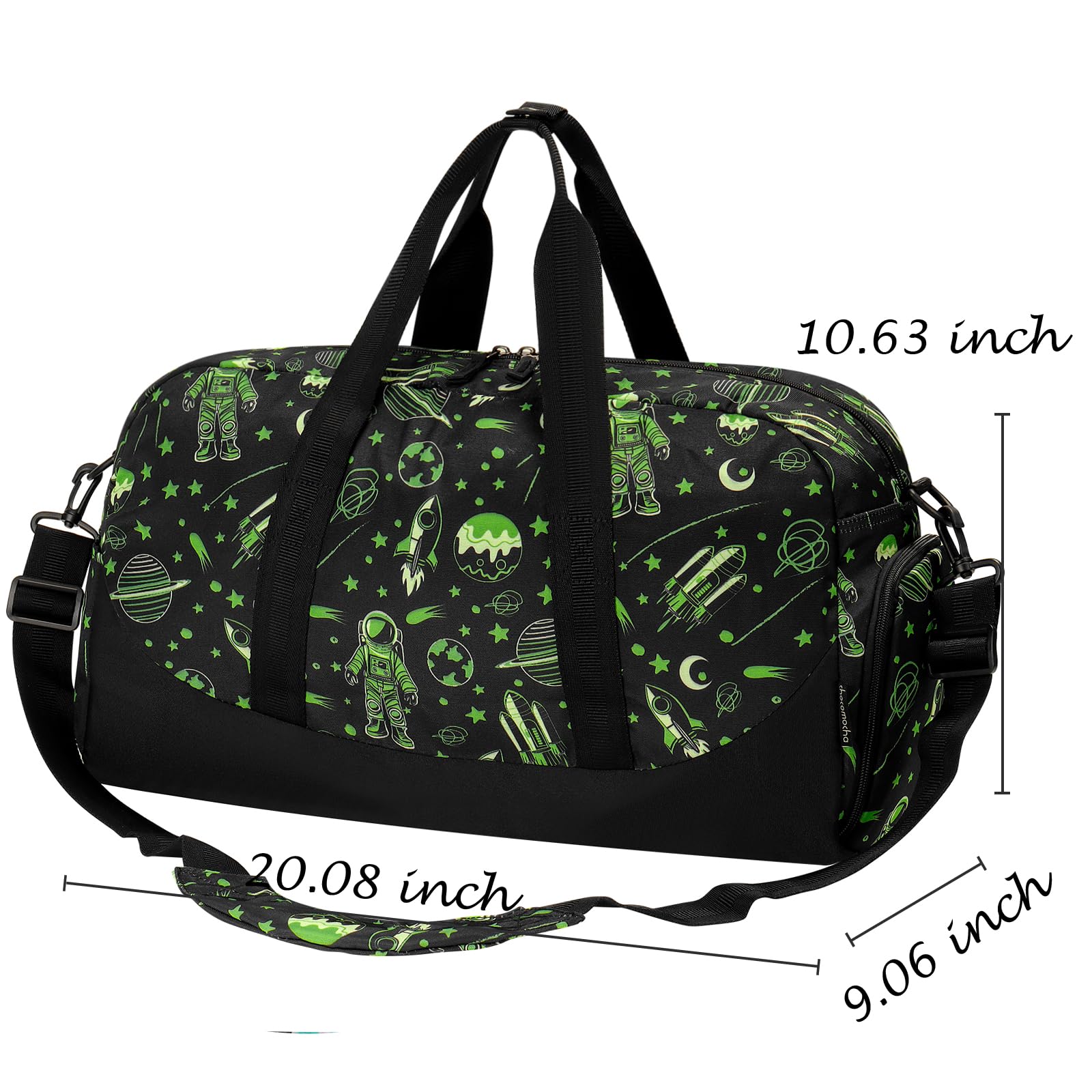 Space Green Duffle Bag