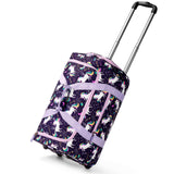 Unicorn Purple Rolling Duffle Bag