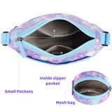 Galaxy Purple Moon Crossbody Purse