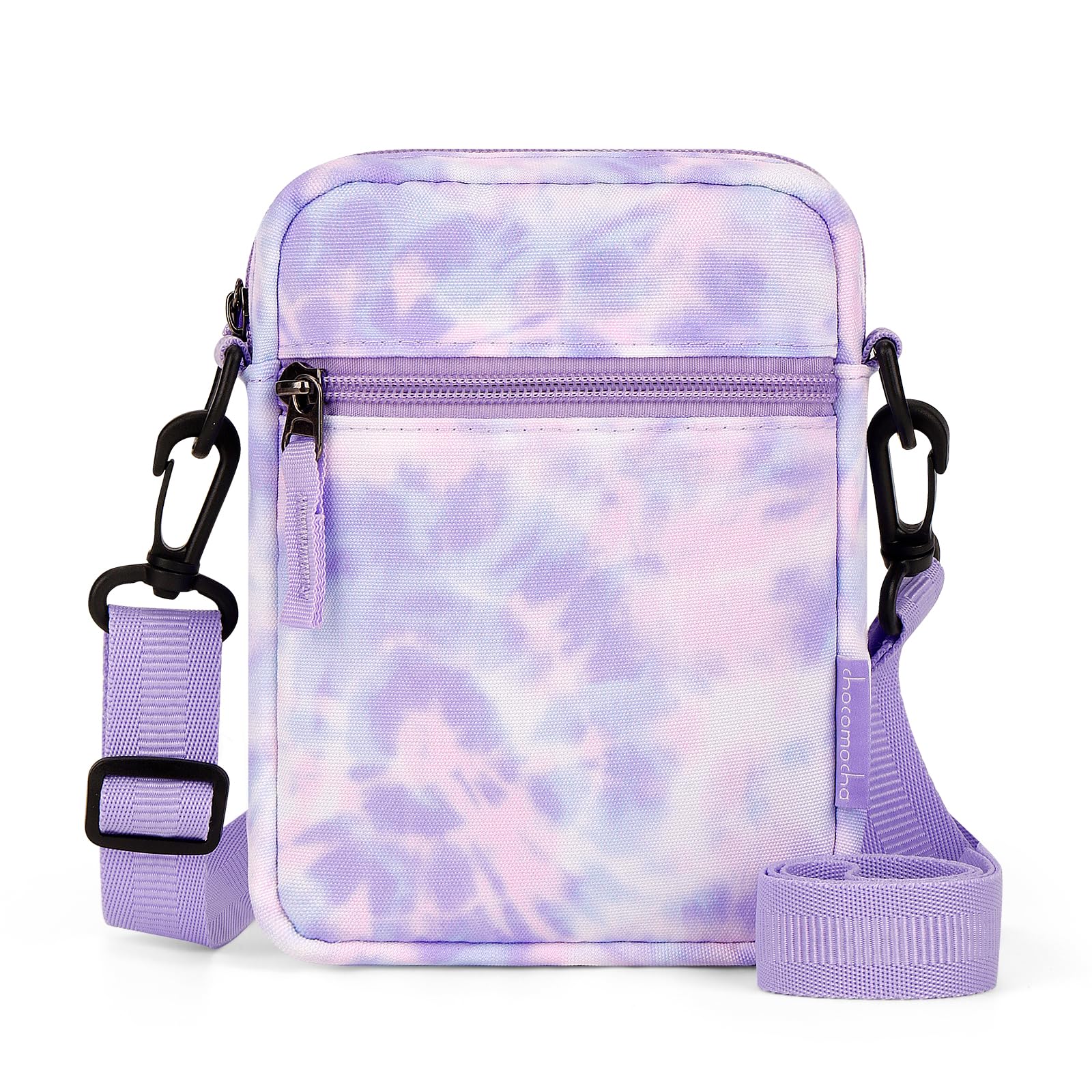 Tie Dye Purple Crossbody Purse Small