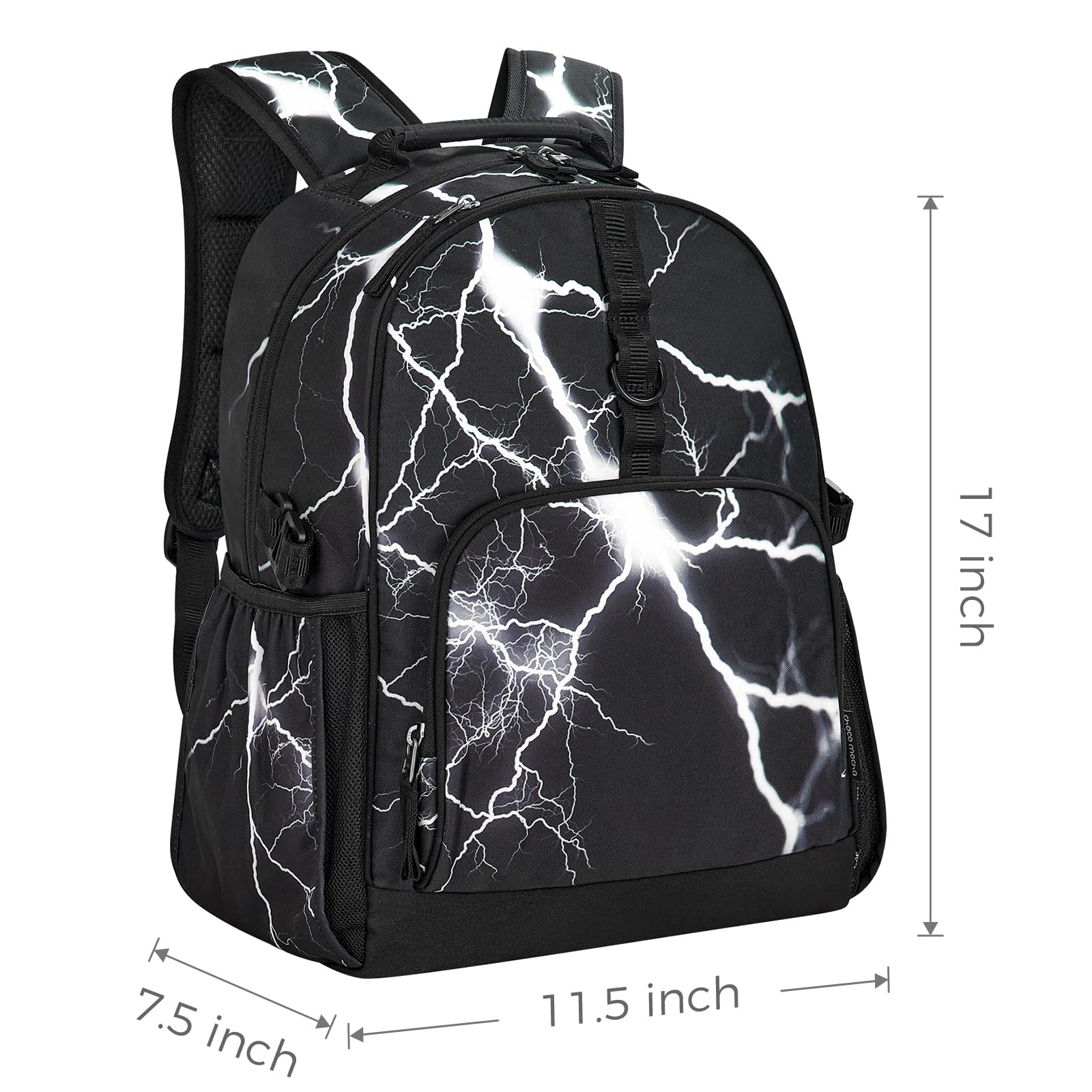 Lightning Black Backpack