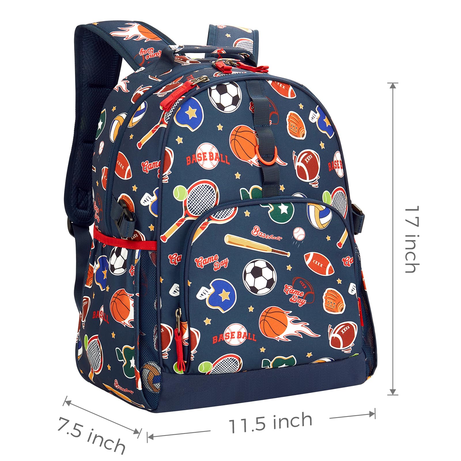 Balls Blue Backpack