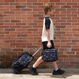 Truck Black Kids Rolling Backpack Set