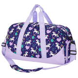 Unicorn Galaxy Purple Duffle Bag