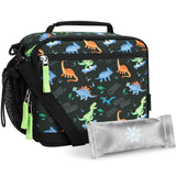Dinosaur Black Lunch Box