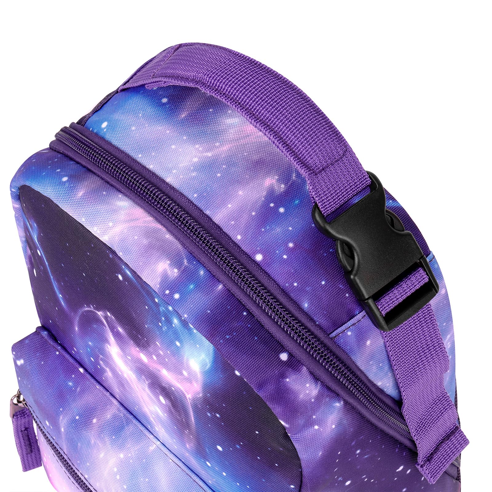 Glaxay Purple Portable Lunch Bag