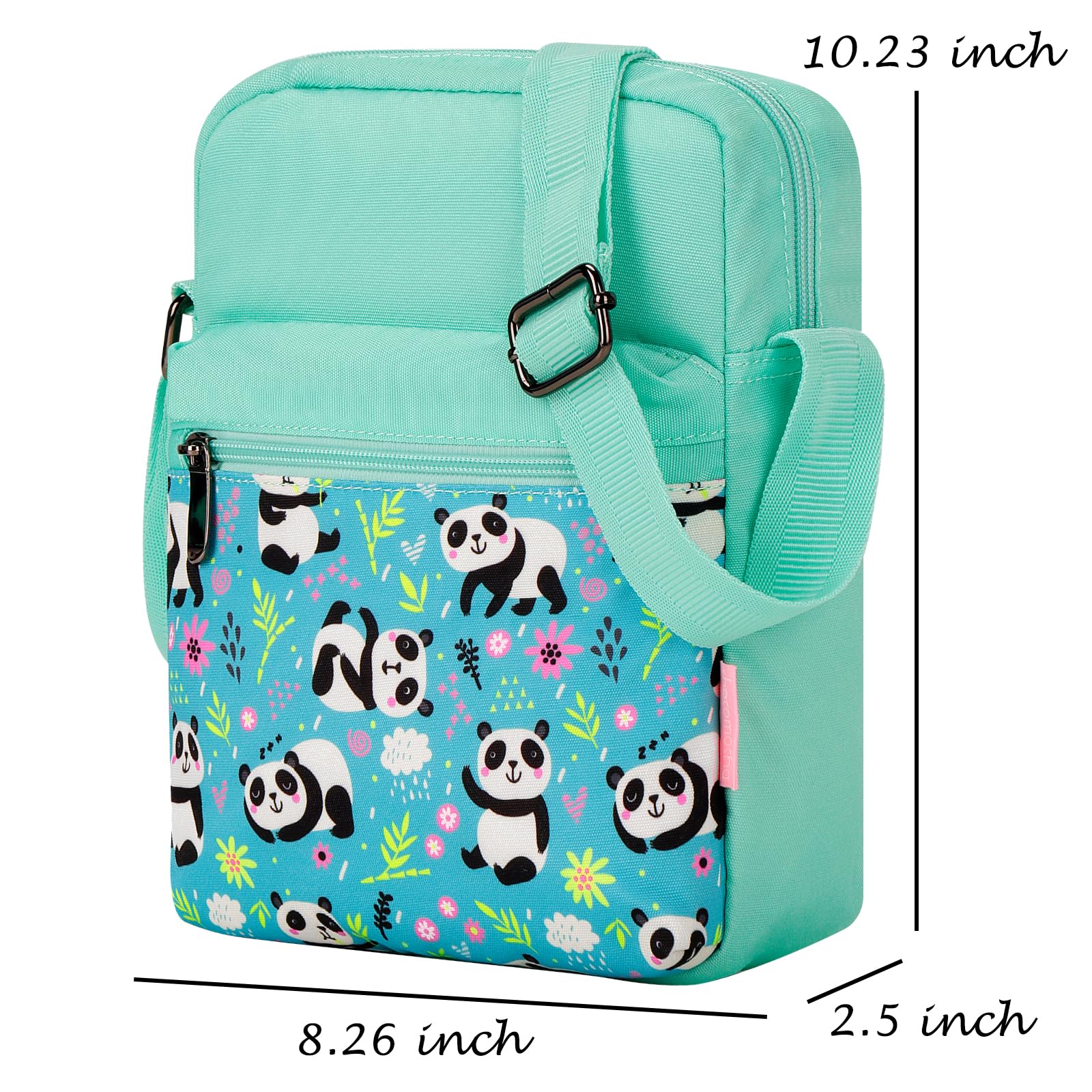 Panda Blue Crossbody Purse