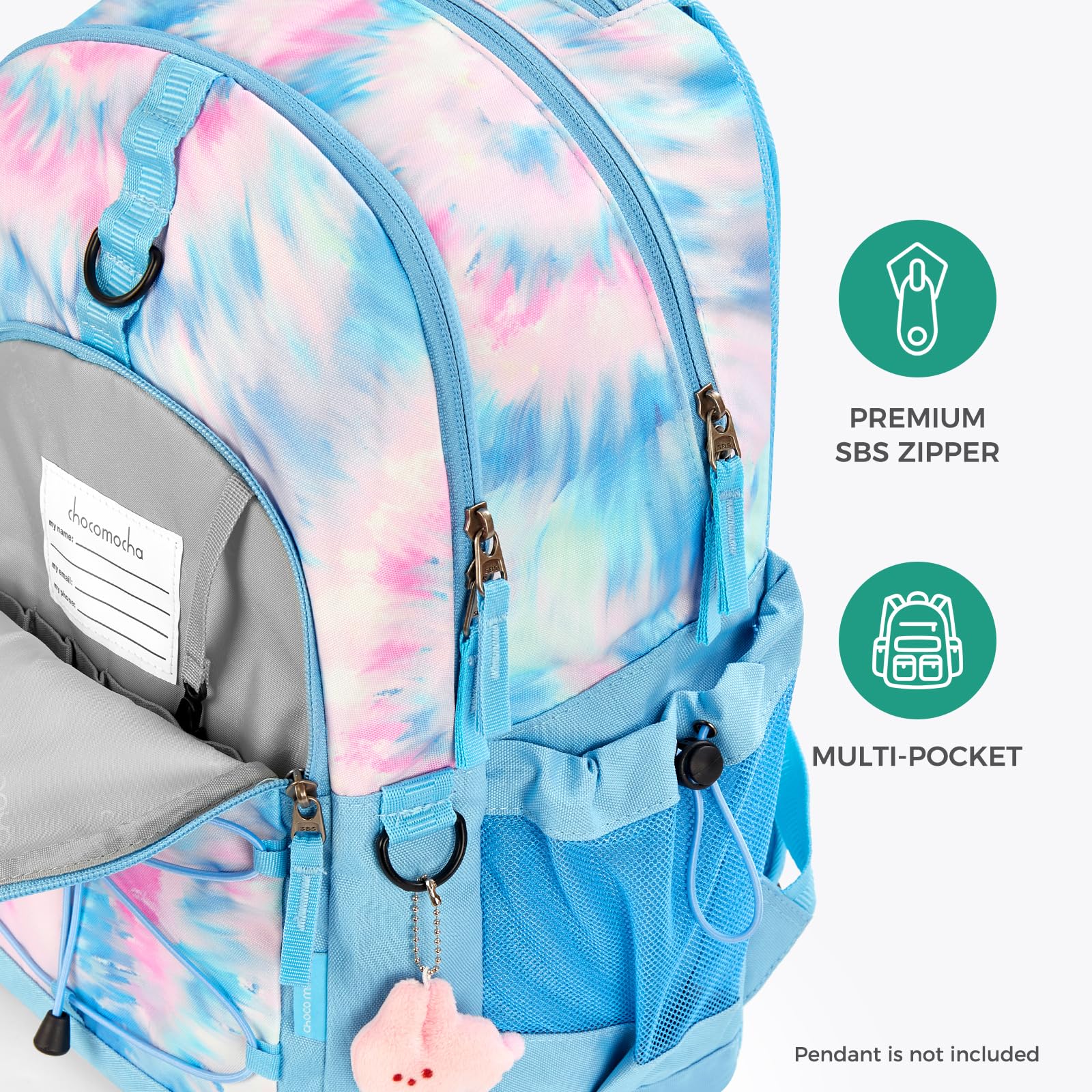 Laser Fluid Blue Backpack 18 Inch