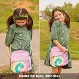 Tie Dye Swirl Rainbows Crossbody Purse