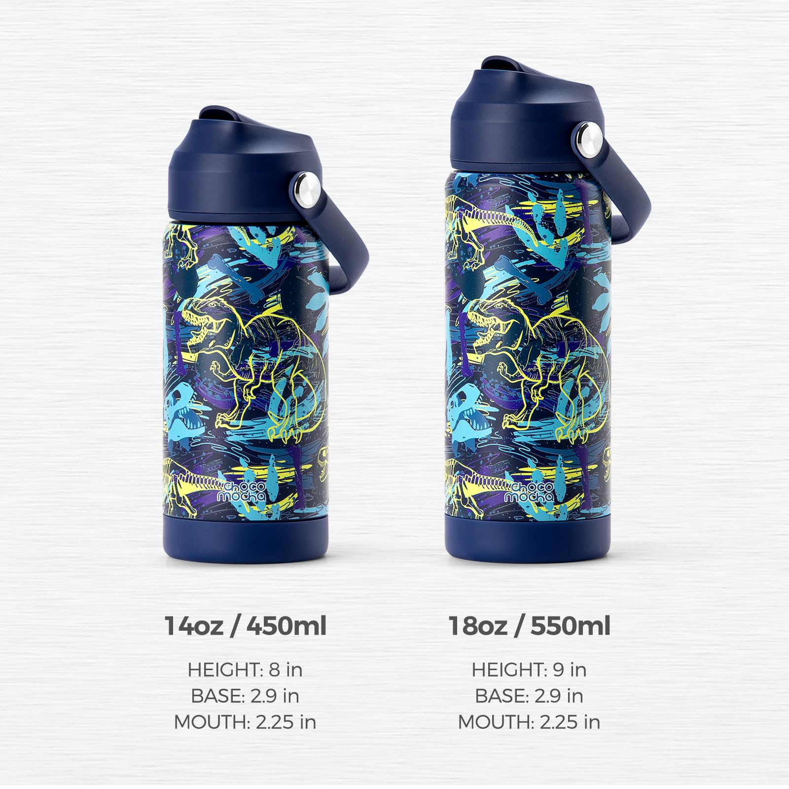 Space Black Water Bottle 18Oz