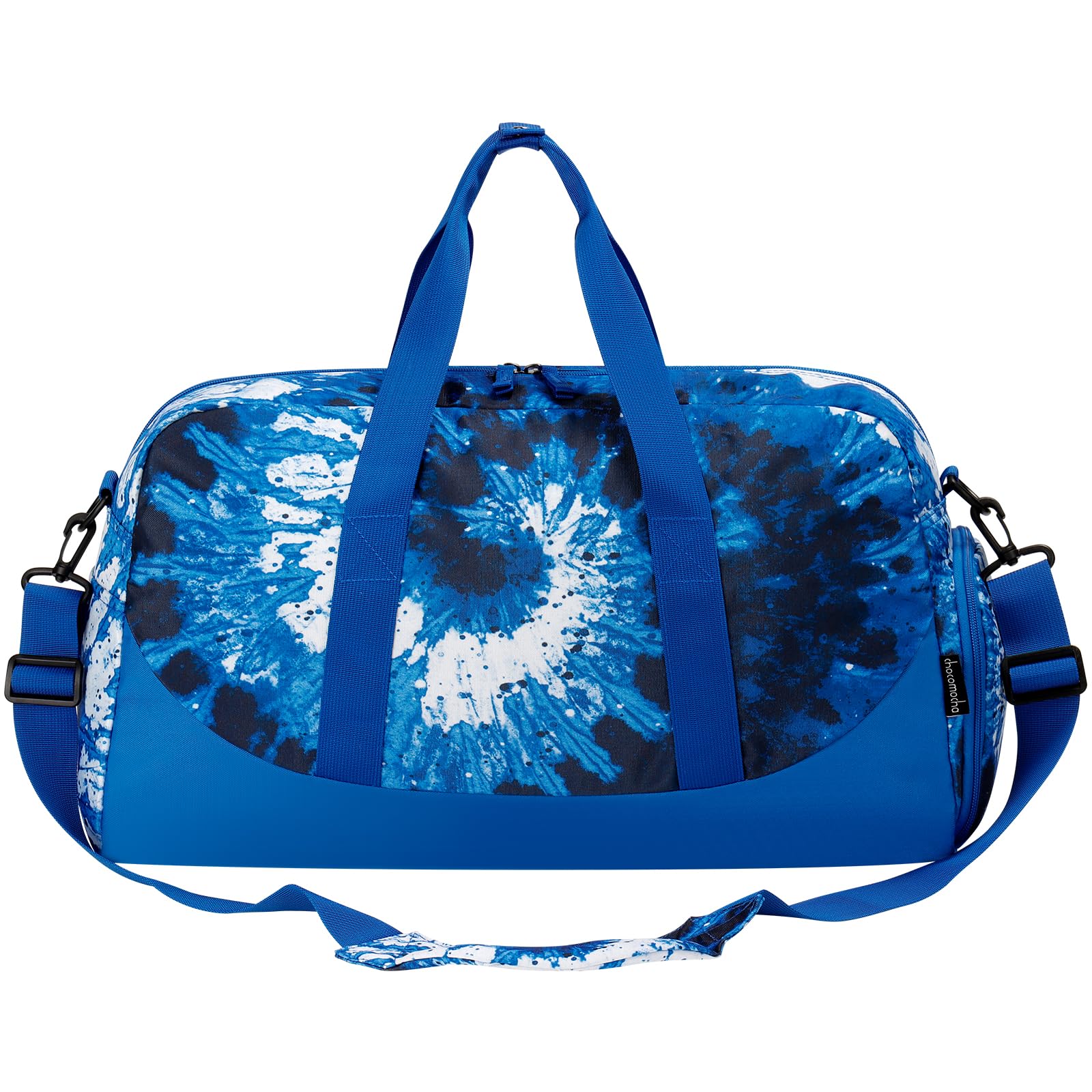 Tie Dye Swirl Blue Duffle Bag