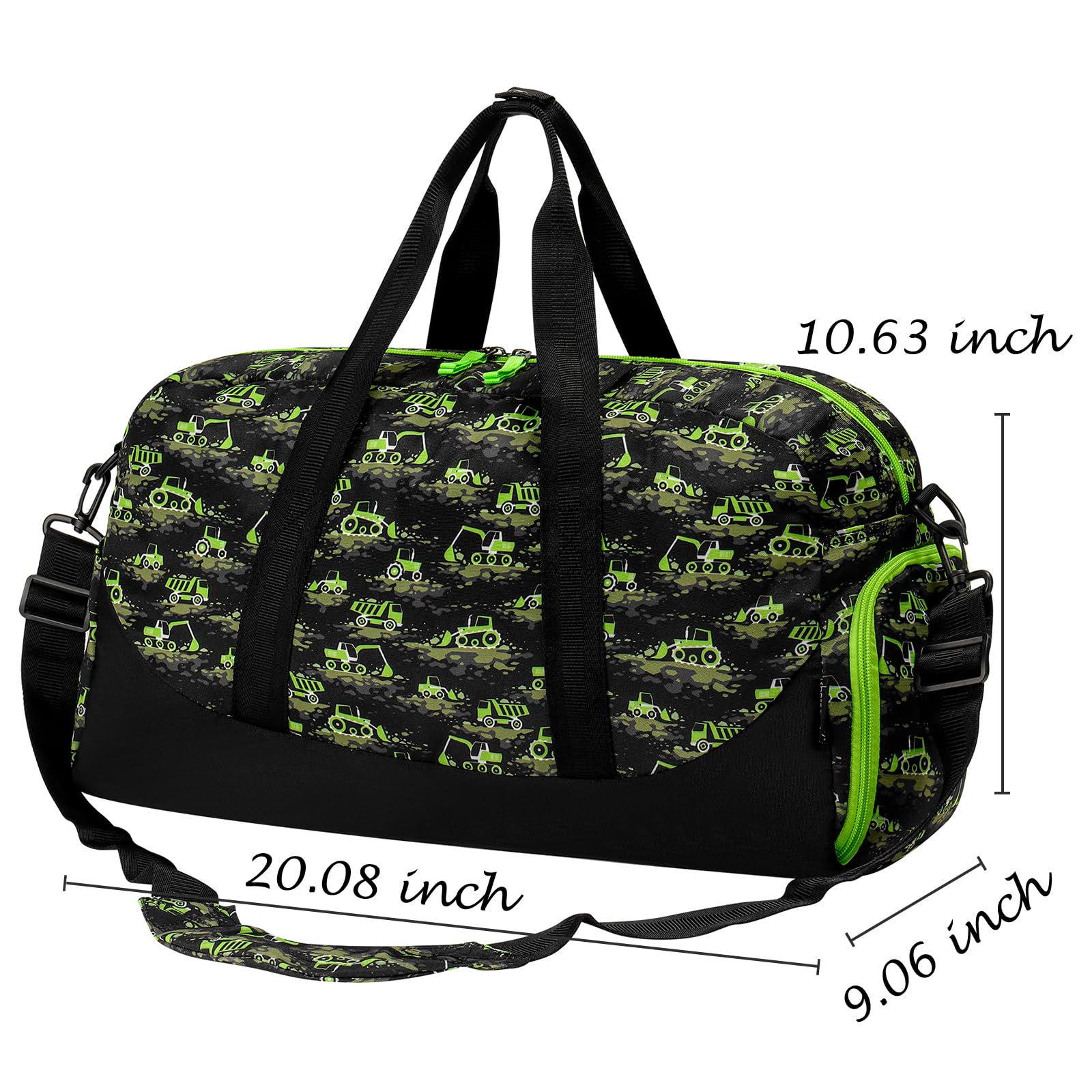 Truck Green Duffle Bag