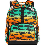 Shark Gradient Orange Backpack