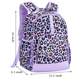 Leopard Purple Backpack