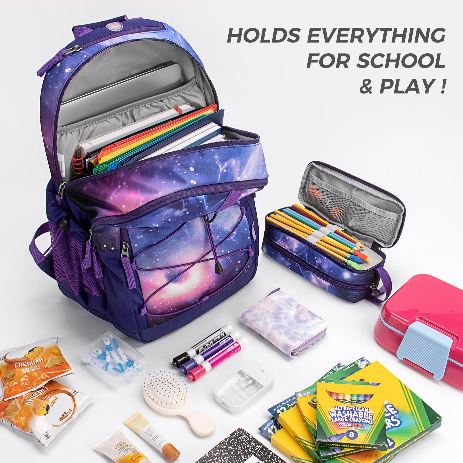 Gradient Fluid Purple Backpack