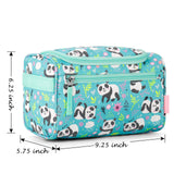 Panda Green Toiletry Bag