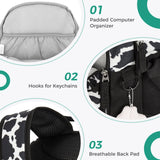Cow Black Backpack