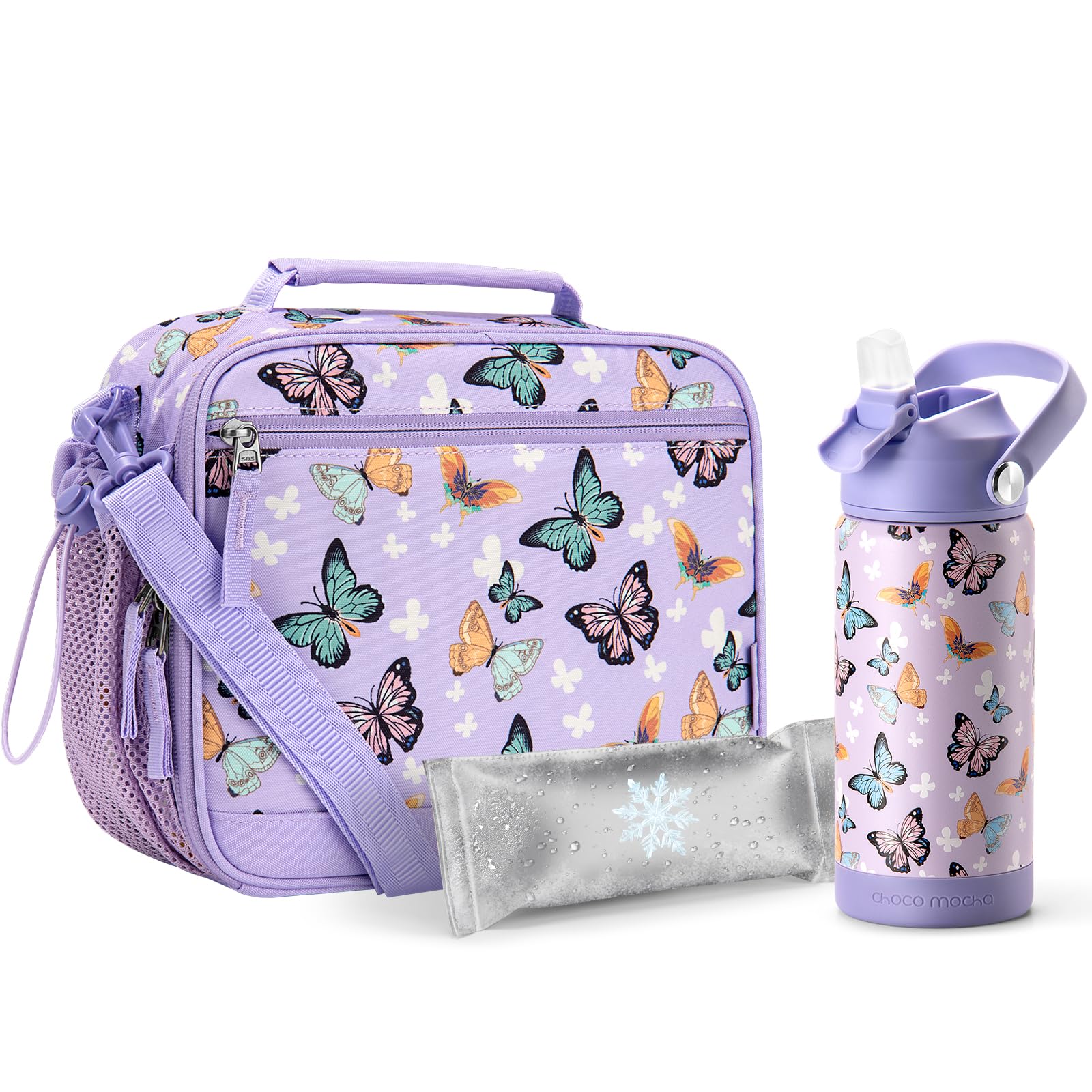 Butterfly Purple Lunch Box
