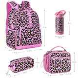 Leopard Pink Backpack