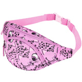 Leopard Cat Pink Fanny Pack