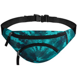 Tie Dye Teal Fanny Pack