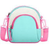 Pink & Green Arch Crossbody Purse