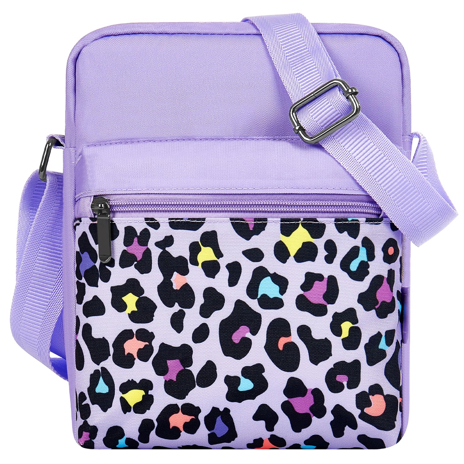 Leopard Purple Crossbody Purse