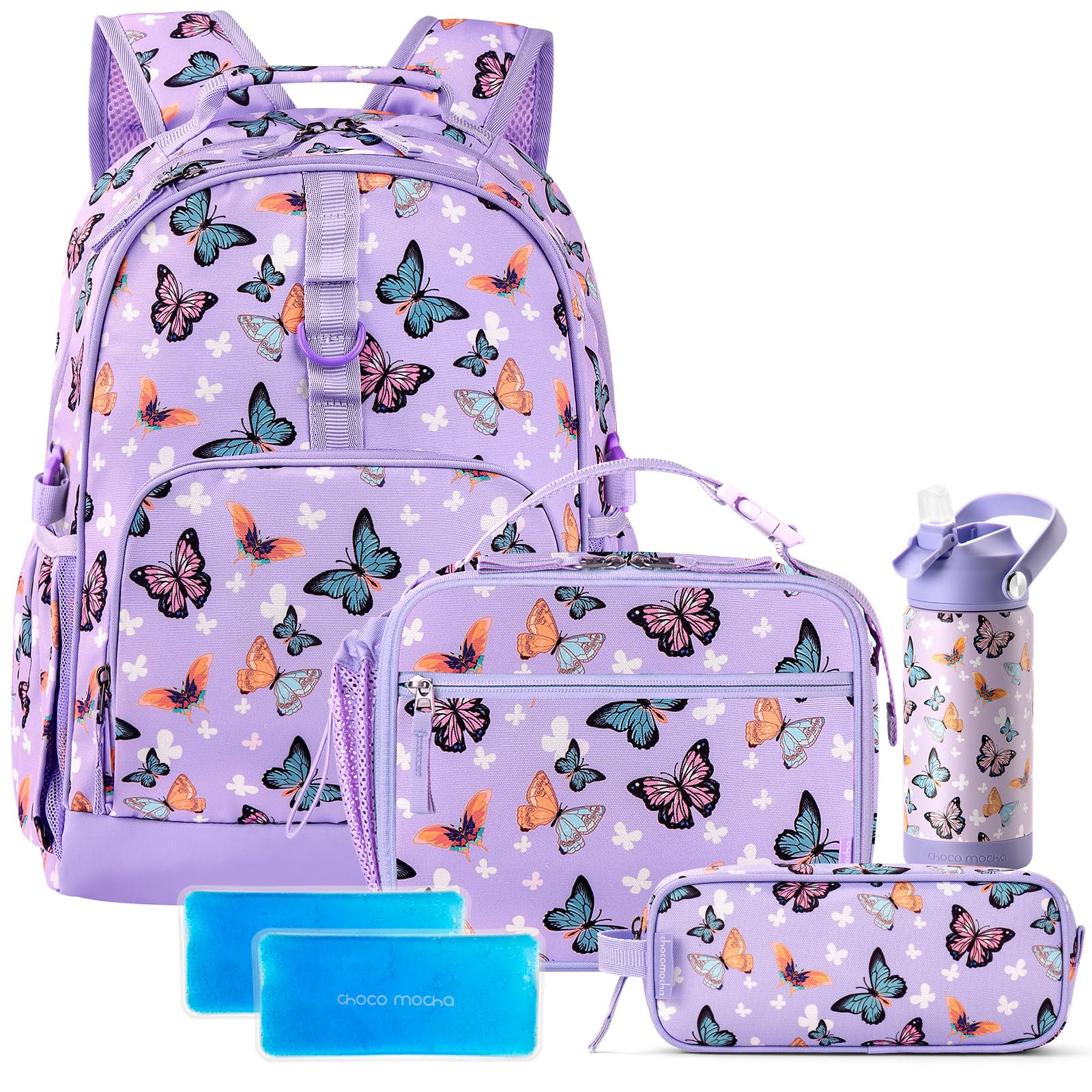 Butterfly Purple Backpack