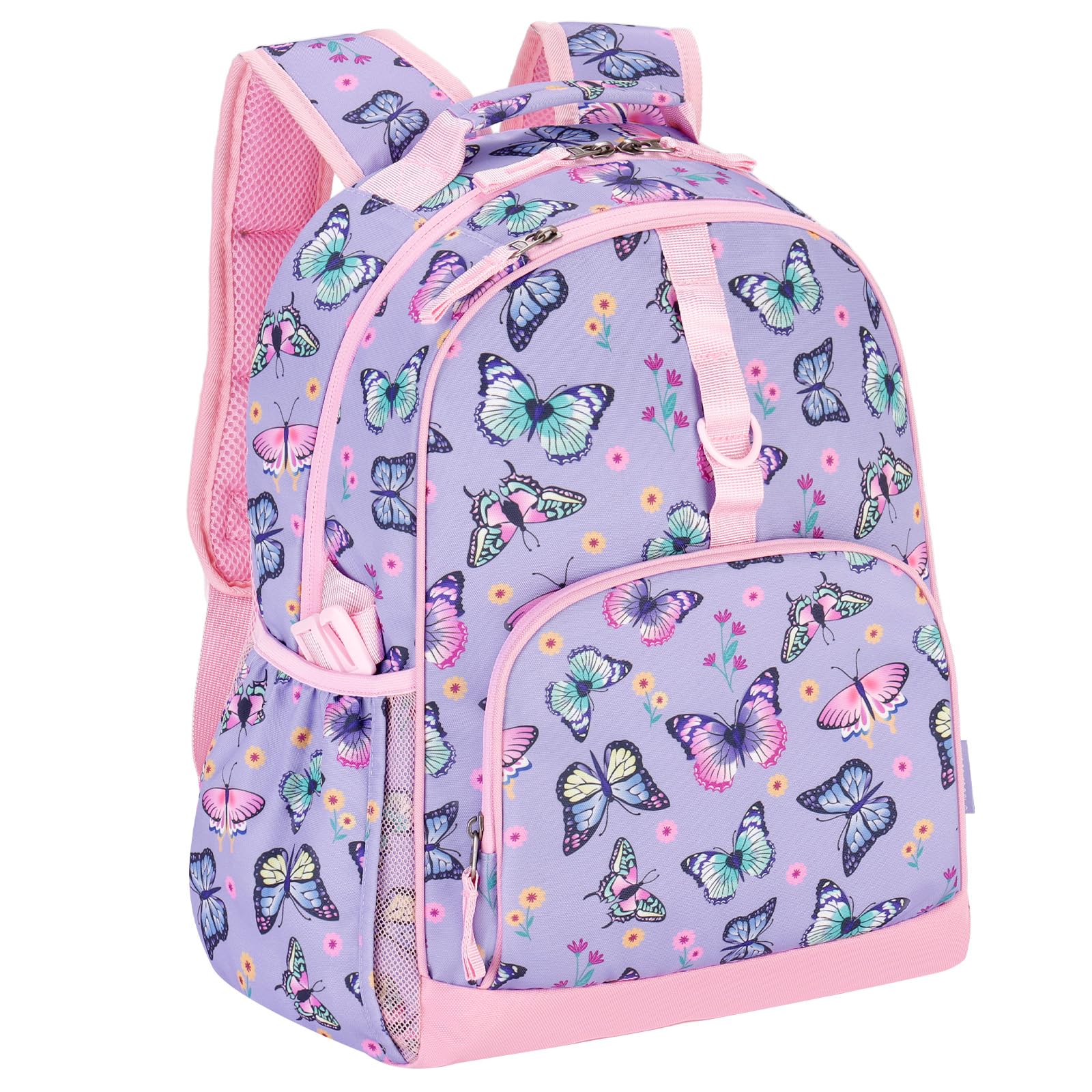 Butterfly Flower Purple Backpack