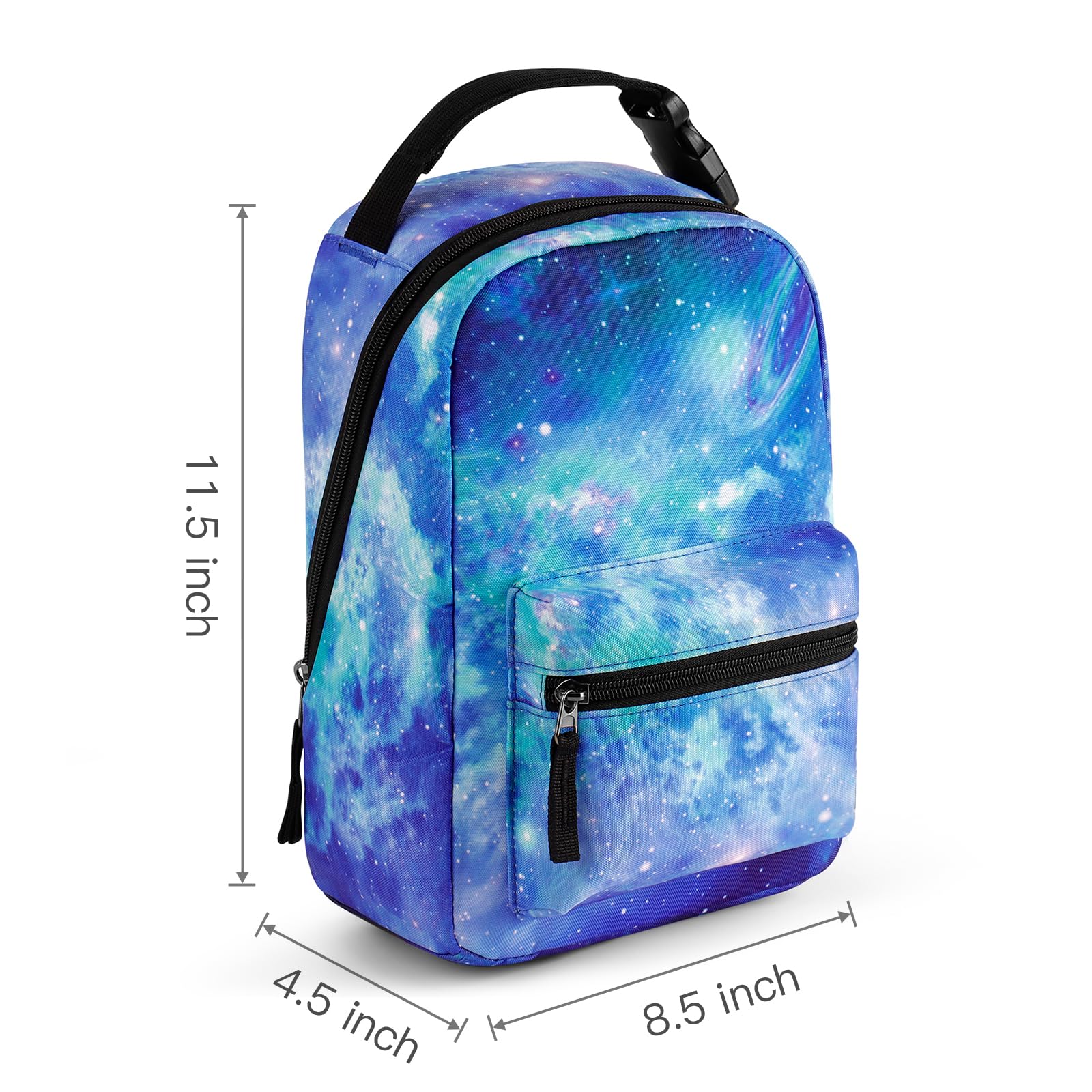 Galaxy Green Portable Lunch Bag