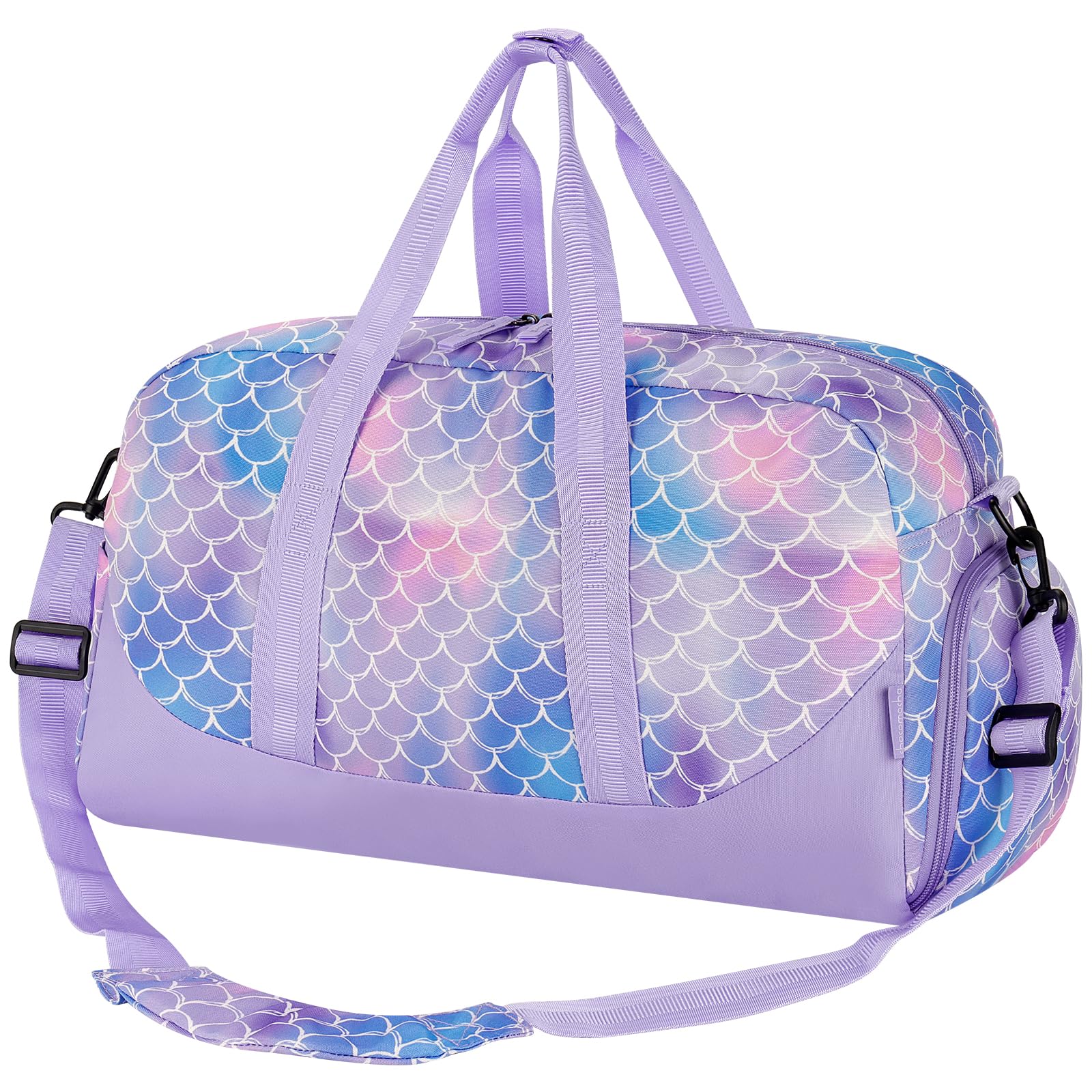 Mermaid Purple Duffle Bag