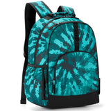 Tie Dye Swirl Black Backpack