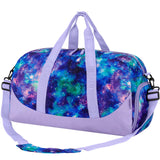 Galaxy Purple Duffle Bag