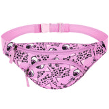 Leopard Cat Pink Fanny Pack