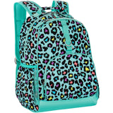 Leopard Green Backpack