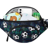 Football Black Fanny Pack