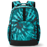 Tie Dye Swirl Black Backpack